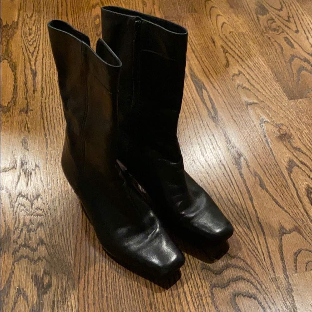 Cole Haan Black leather boots